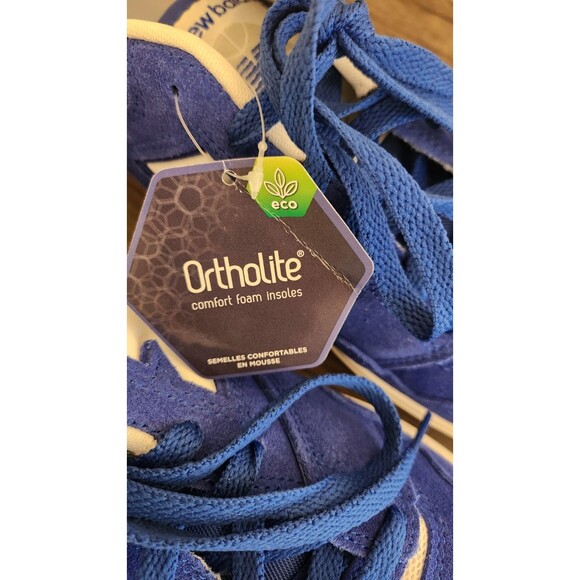 New Balance 550 Sneakers Mens 11.5 Suede Team Royal Lace Up Shoes Ortholite - Picture 4 of 7